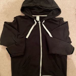 Calvin Klein black zip up hoodie